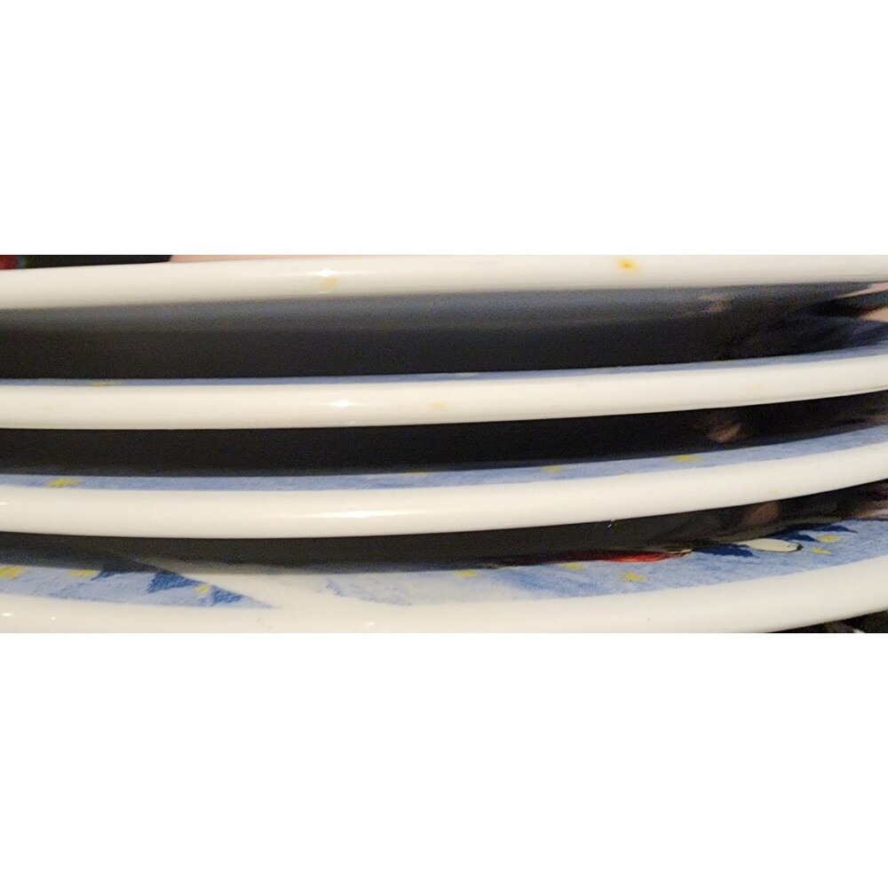 Oneida Snow Valley Snowman Plates Debbie Mumm 4 Pc Dinner Plate Holiday Dining,A - Picture 6 of 6